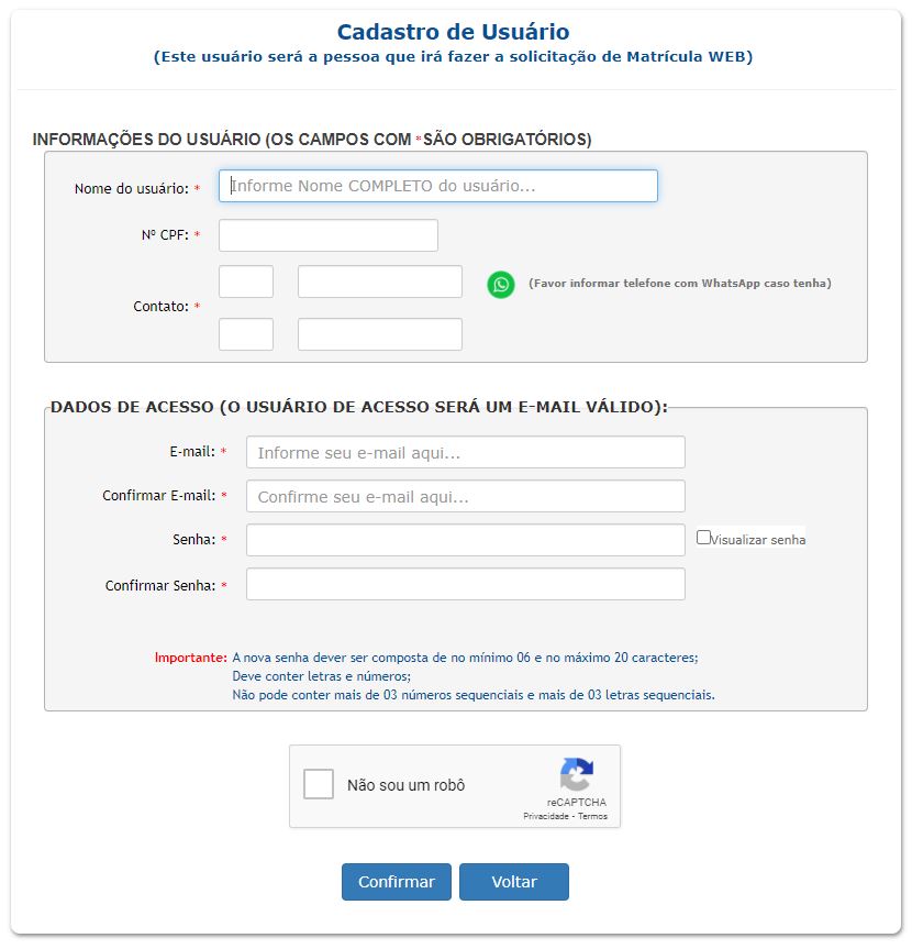 Como se inscrever na pré-matrícula online em Cuiabá