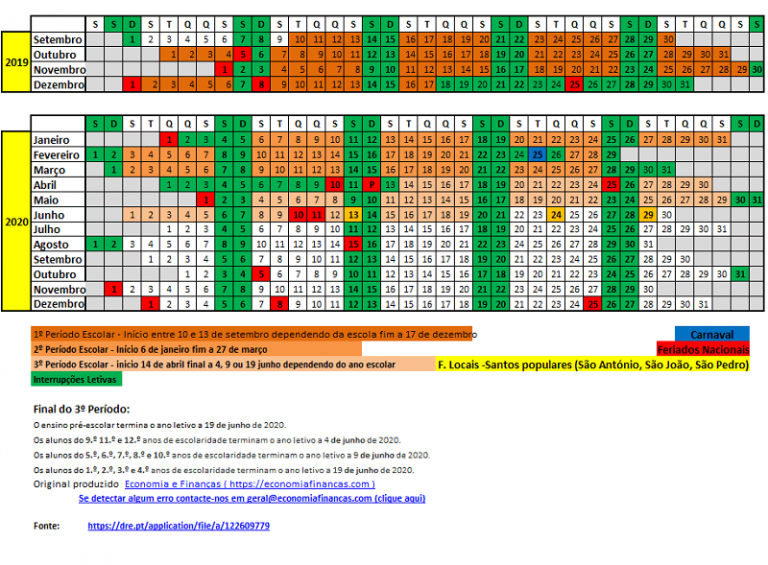 CalendÁrio Escolar 2024 → Como Funciona Com Feriados Férias 3274